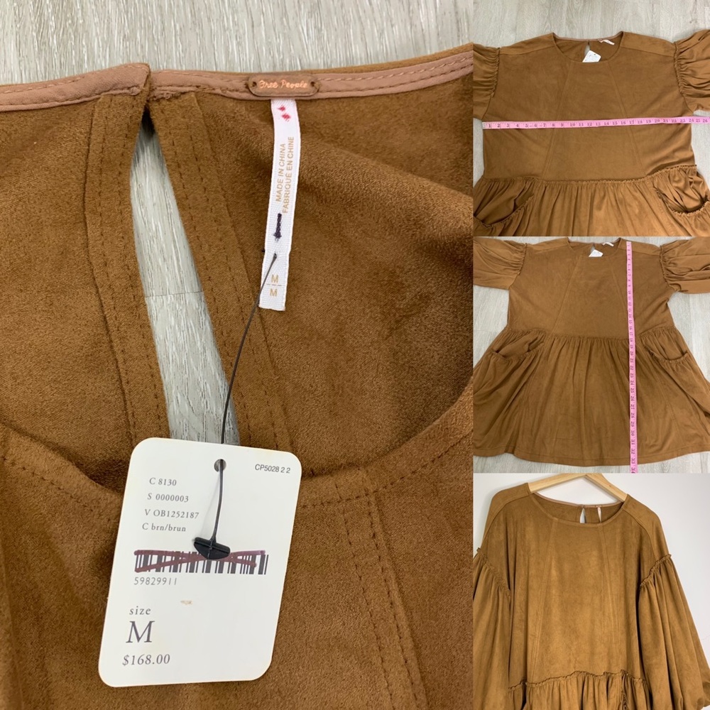 Free People Abbie Vegan Suede Dress - Picture 13 of 16